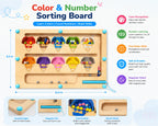Montessori Magnetic Ice Cream Color &amp; Counting Maze