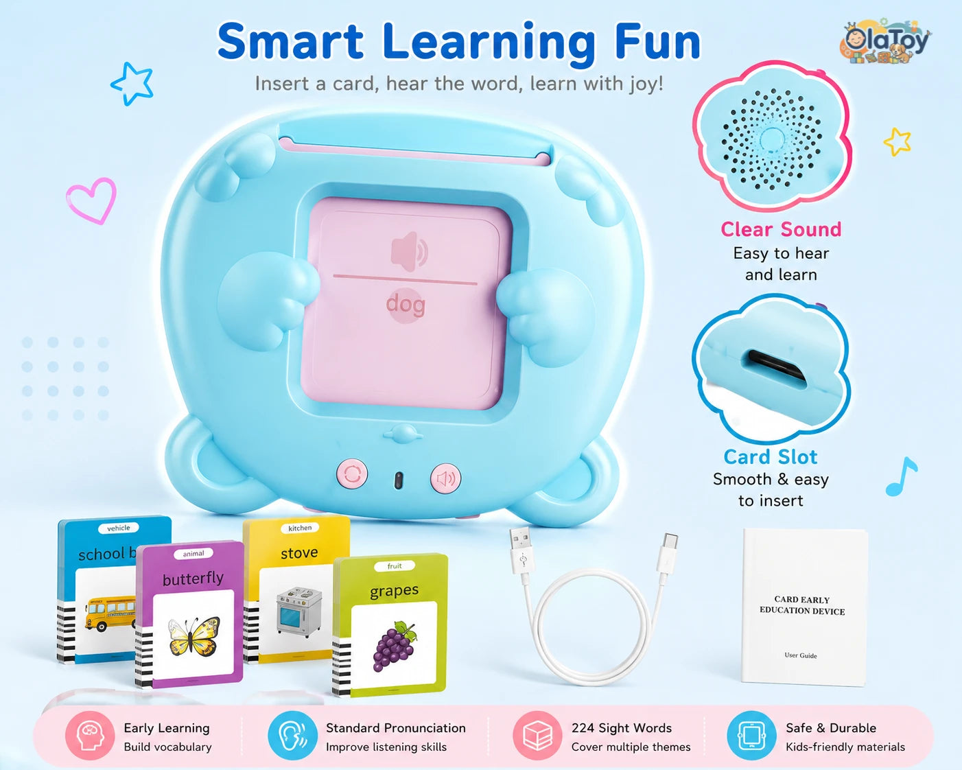 Card-to-Life Interactive Learning Toy