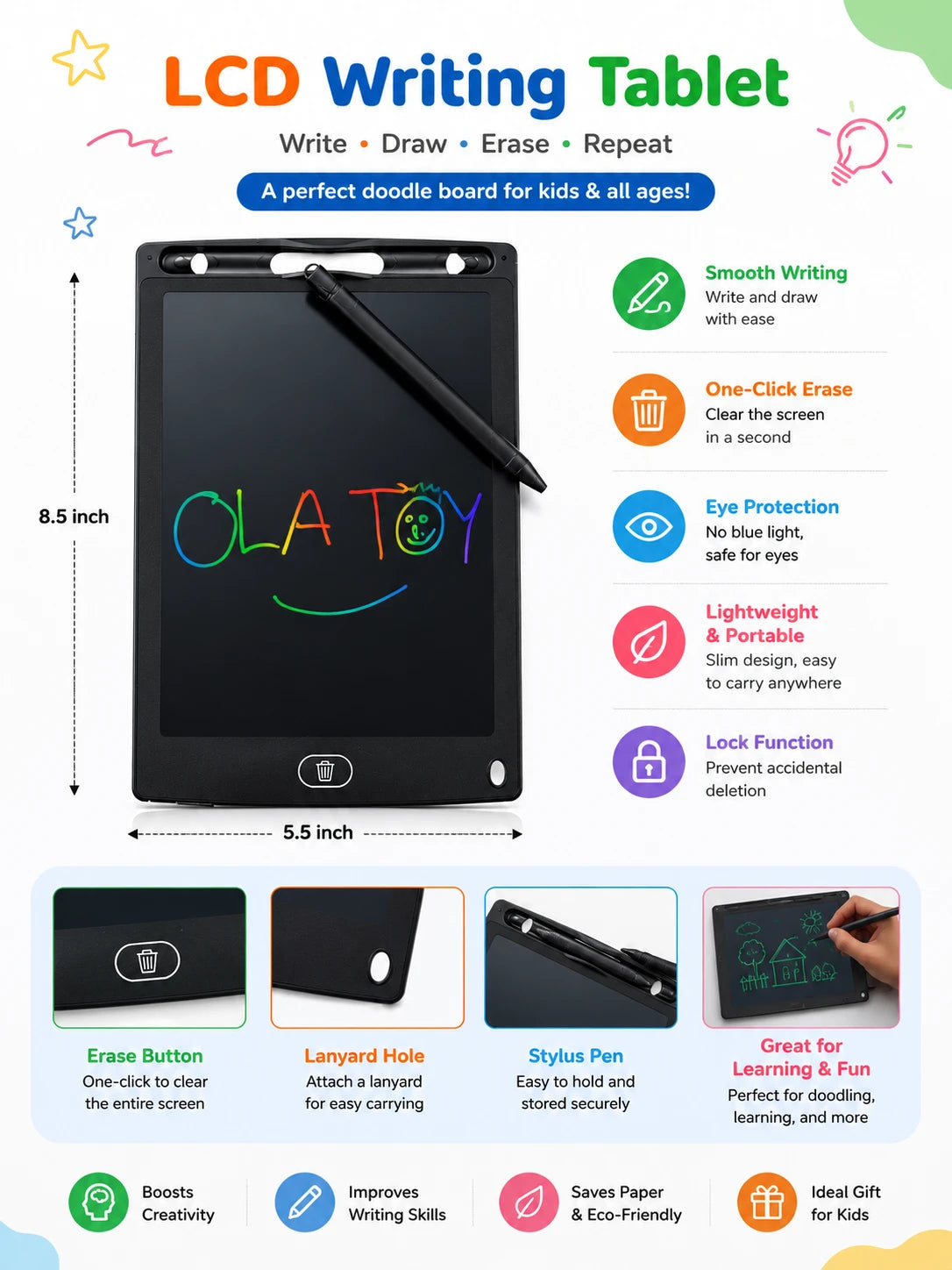 Toddler Drawing Tablets