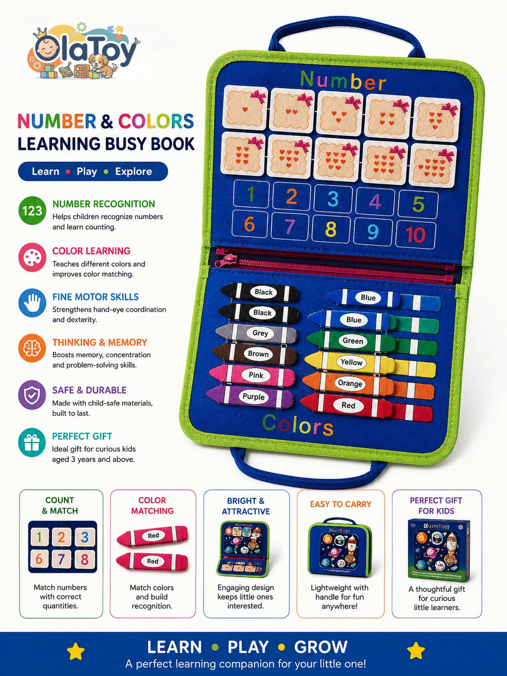 Skill Board for Toddlers