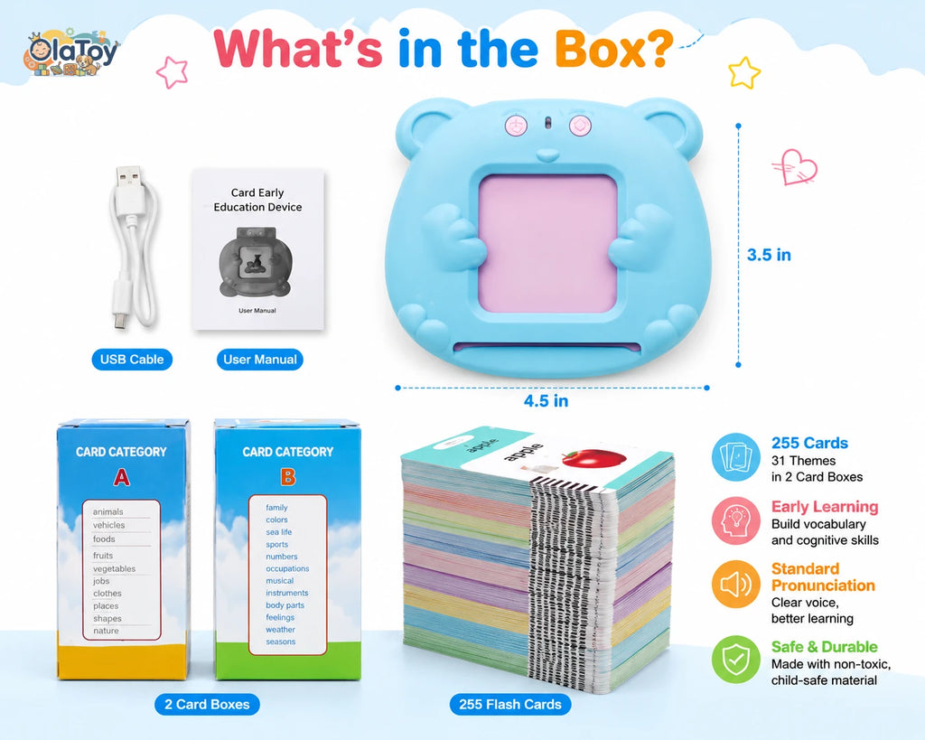 Card-to-Life Interactive Learning Toy